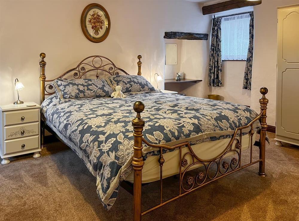 Double bedroom at Monks Memories in Tideswell, near Buxton, Derbyshire