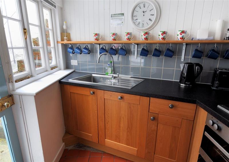 This is the kitchen at Monmouth Cottage, Lyme Regis