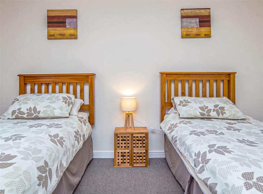 Twin bedroom at Mont Blanc Apartment in Aviemore, Inverness-Shire
