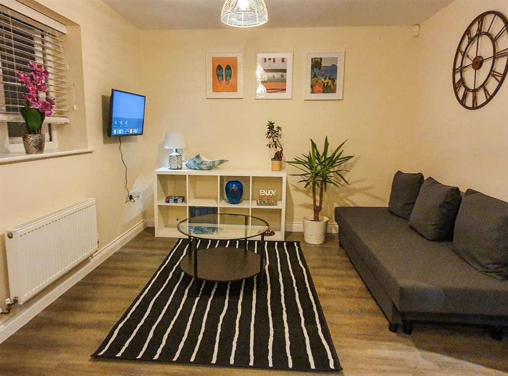 Living area at Mont Blanc House in Braunton, Devon