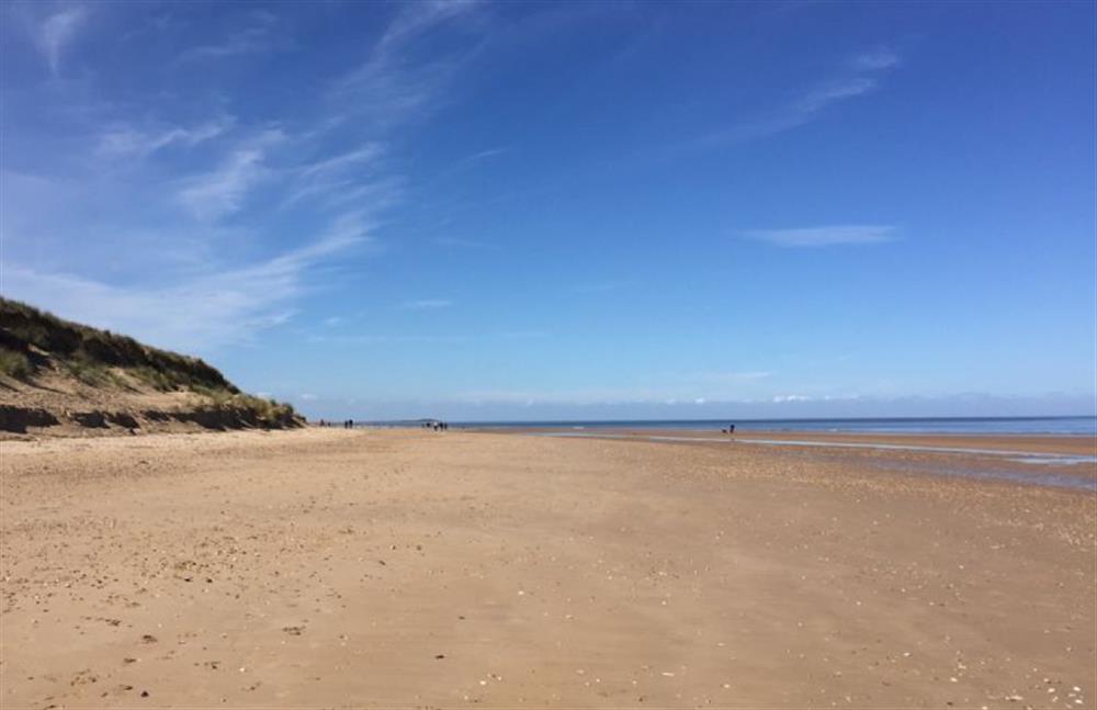 Brancaster beach is just four miles drive away at Montgomery Cottage, Docking near Kings Lynn