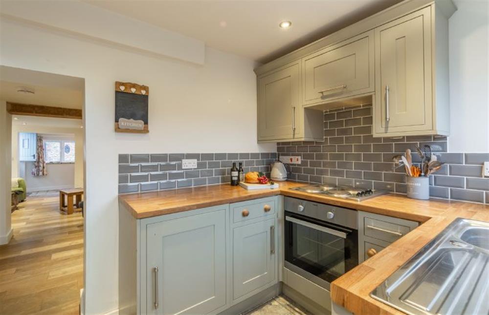 Ground floor: Kitchen is well-equipped  at Montgomery Cottage, Docking near Kings Lynn