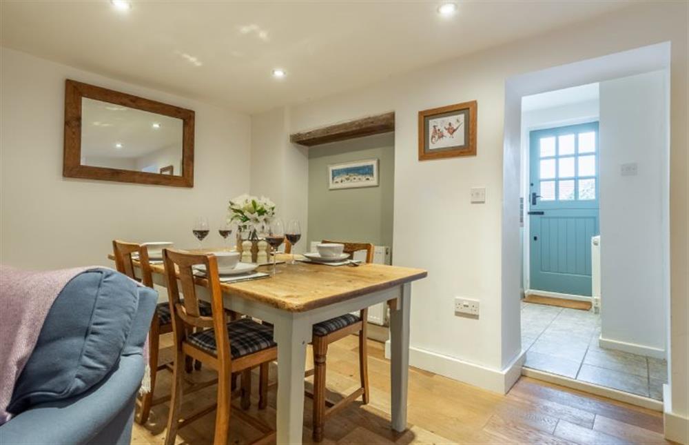 Ground floor: Sitting area leads into dining area at Montgomery Cottage, Docking near Kings Lynn