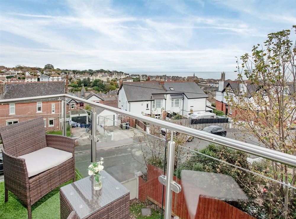 Balcony at Montpellier Apartment in Teignmouth, Devon