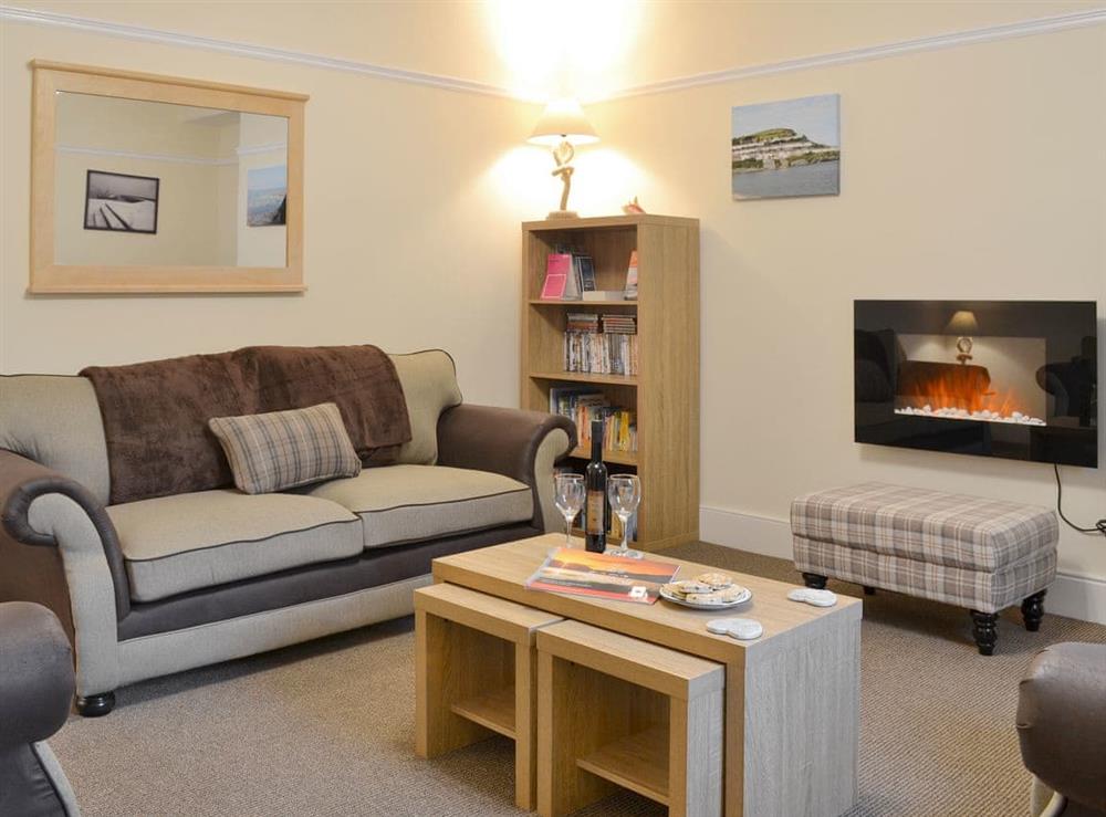 Attractive living room at Montrose in New Quay, Dyfed