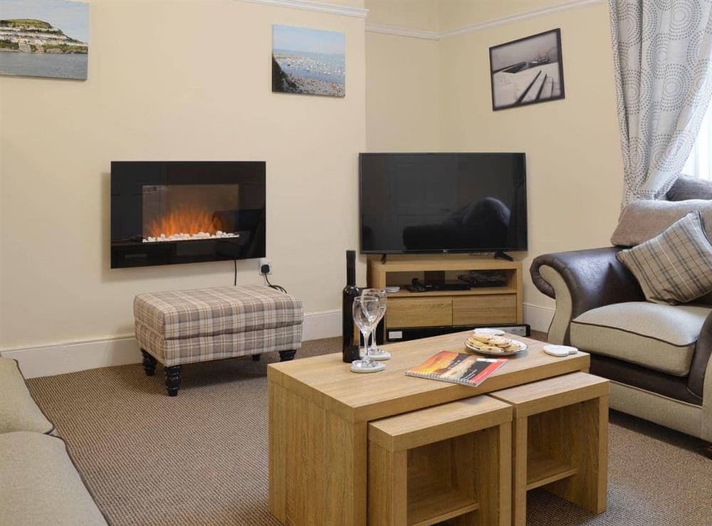 Spacious living room at Montrose in New Quay, Dyfed