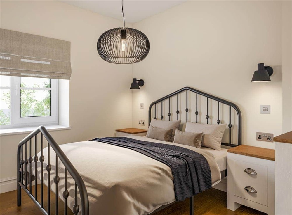 Double bedroom at Montys Cottage in Sedgeford, Norfolk