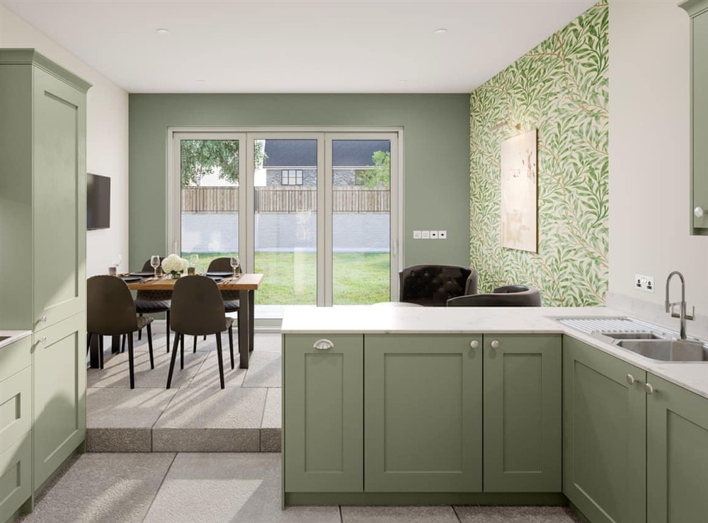 Kitchen at Montys Cottage in Sedgeford, Norfolk