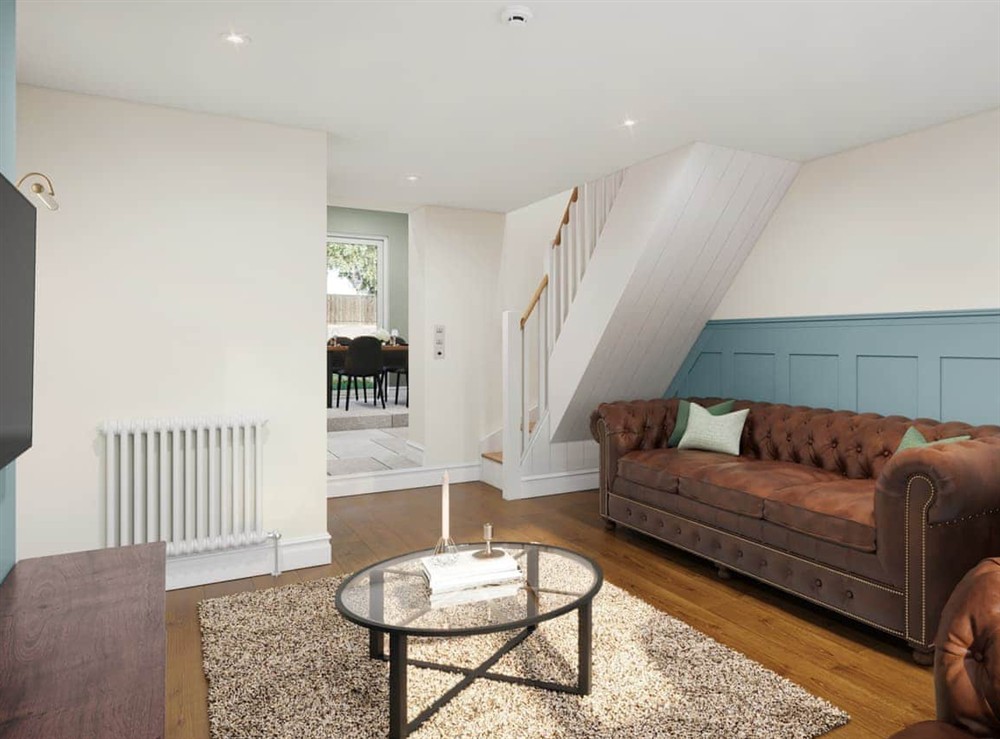 Living area at Montys Cottage in Sedgeford, Norfolk