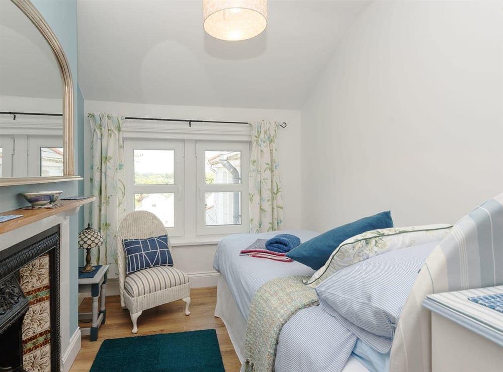 Cosy bedroom at Moonbeam House in Freshwater Bay, Isle of Wight