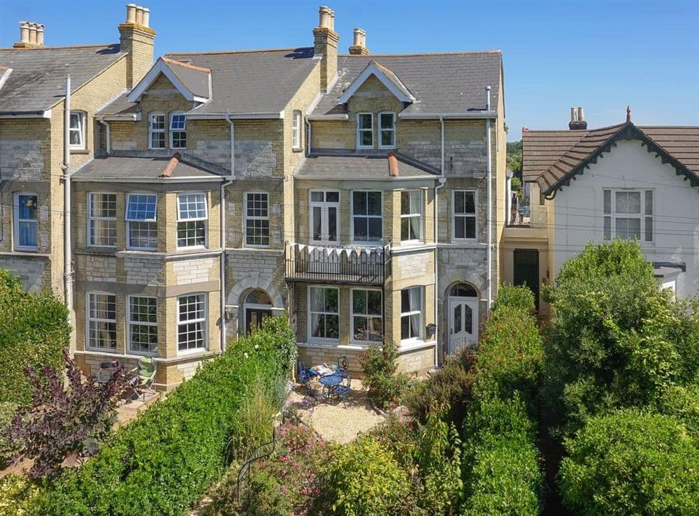 Elegant Victorian terraced villa at Moonbeam House in Freshwater Bay, Isle of Wight