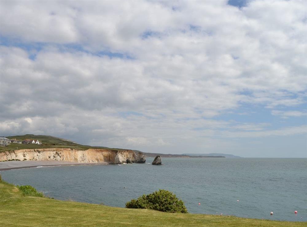Outstanding local views at Moonbeam House in Freshwater Bay, Isle of Wight