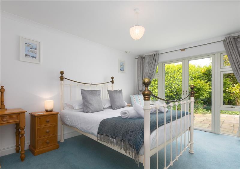 One of the bedrooms at Moonbeams, Carbis Bay