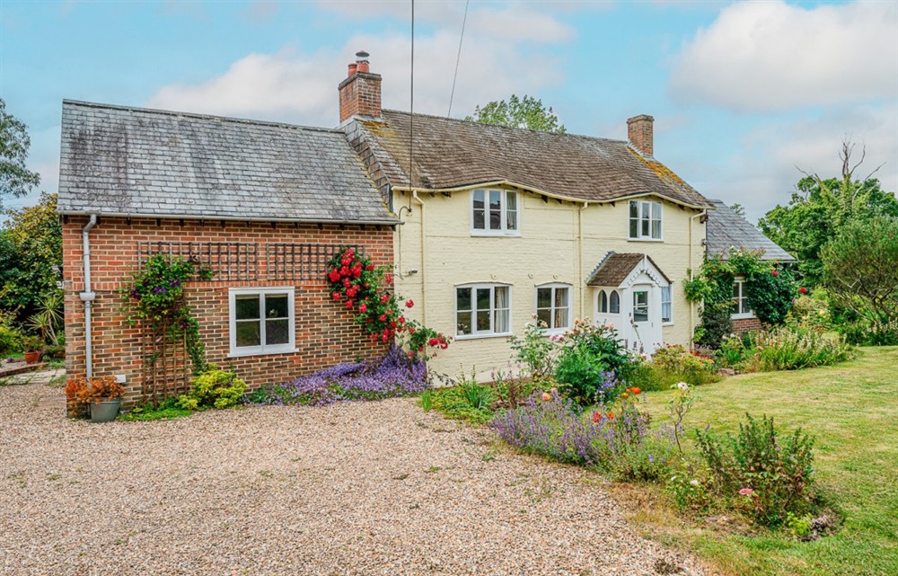 Outside Moonfleet Cottage