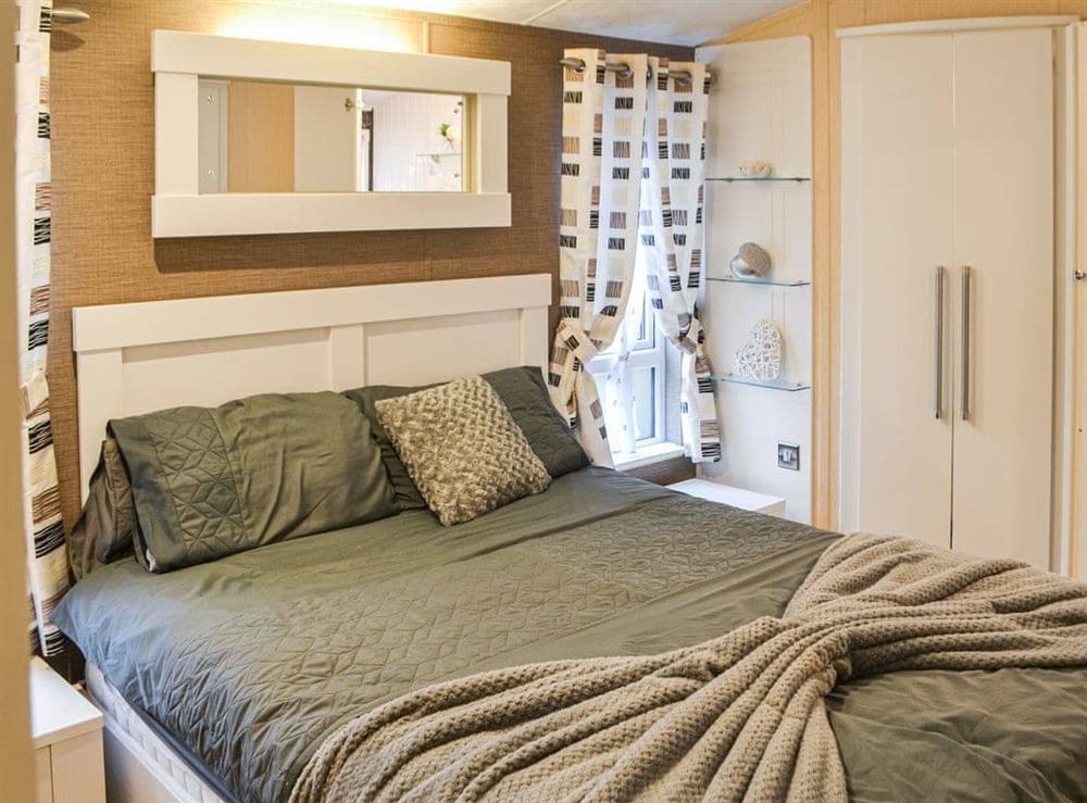 Double bedroom at Moonlight Lodge in Swarland, near Alnwick, Northumberland