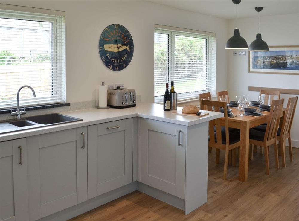Kitchen & dining area at Moonraker in Port Isaac, near Wadebridge, Cornwall