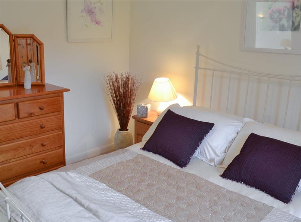 Double bedroom at Moonrakers in Ruan Lanihorne, near Truro, Cornwall