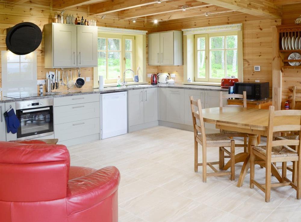 Fully appointed fitted kitchen at Moonshine Cottage in Culbokie, near Dingwall, Ross-Shire