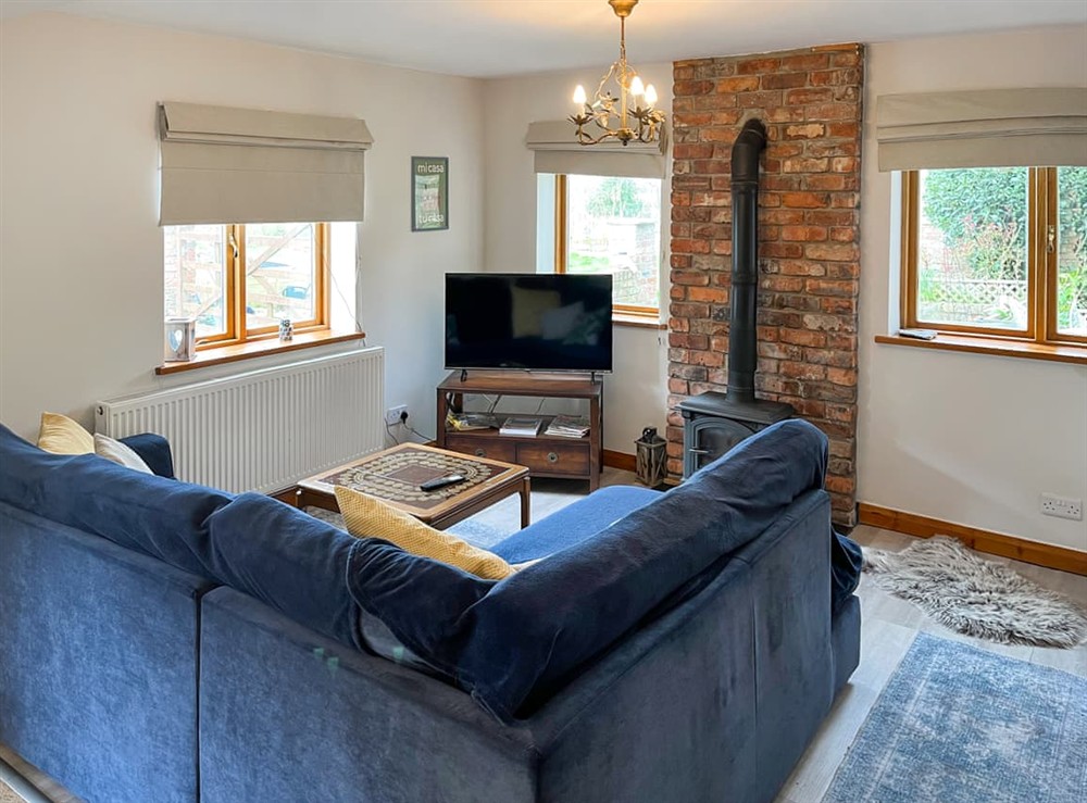 Living area at Moor End in Moor Monkton, near York, North Yorkshire