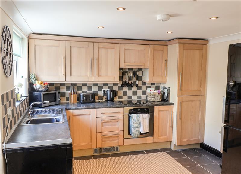 This is the kitchen at Moor Farm Cottage, Alton near Ashover
