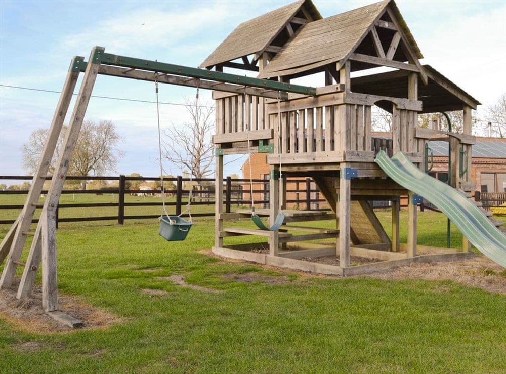 Substantial children’s play area at Baileys Barn, 