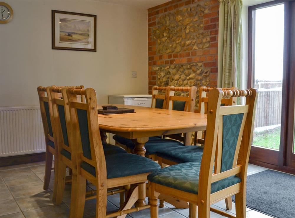Ideal dining area at Church Farm Barn, 