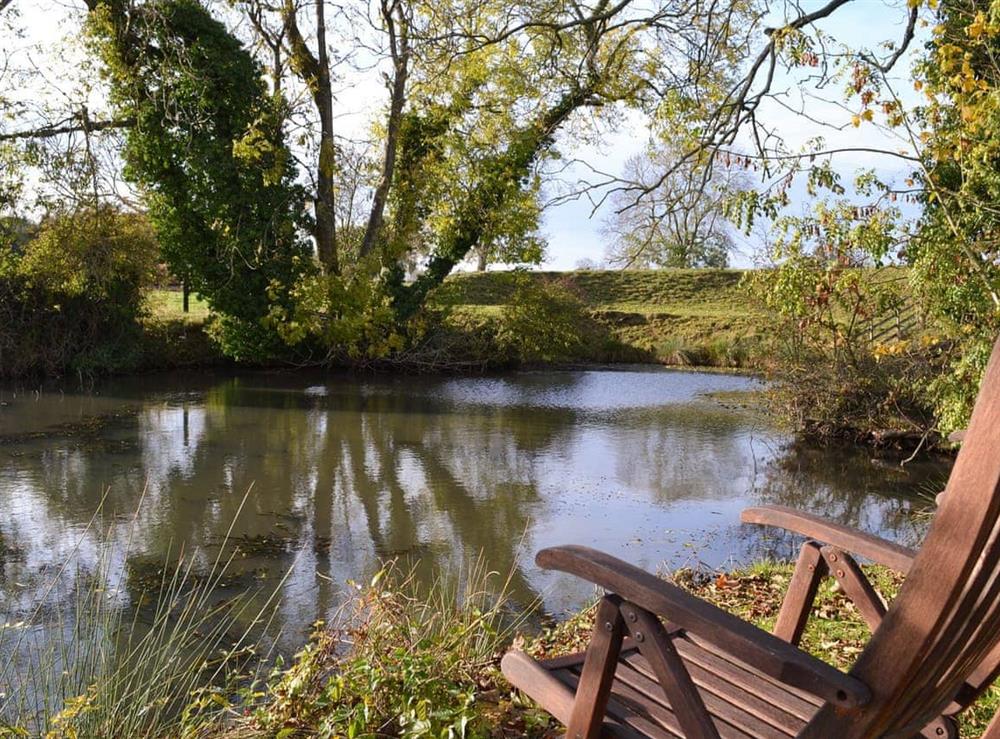 Exclusive fishing lake for residents at Littlewoods Barn, 