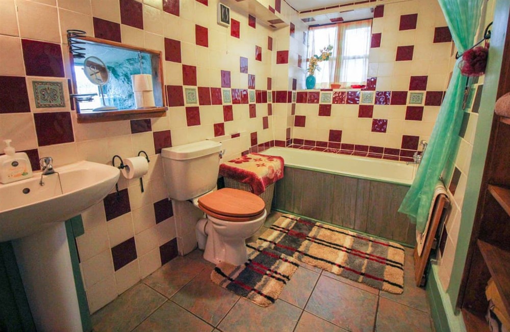 Bathroom at Moor Magy in Penzance, Cornwall