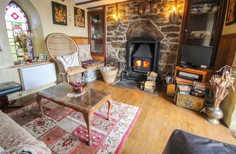 Living area at Moor Magy in Penzance, Cornwall