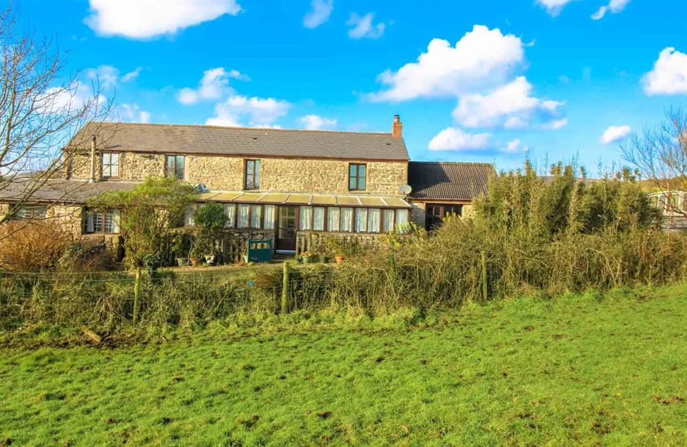 Outdoor area at Moor Magy in Penzance, Cornwall
