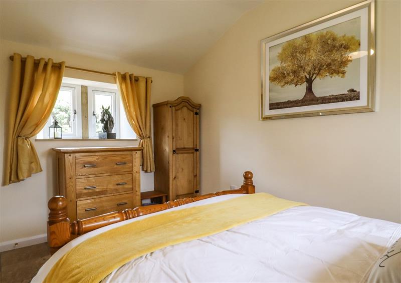 One of the bedrooms at Moorbottom Stables, Barkisland