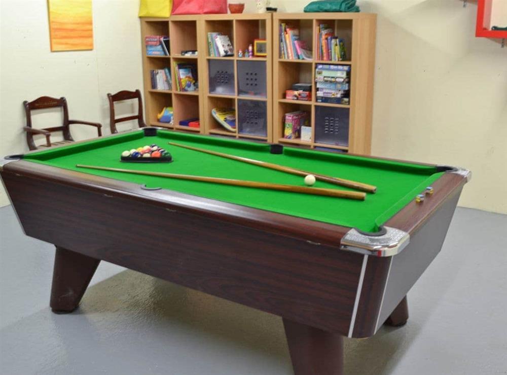 Games room at Moorecroft in Buxton, Derbyshire., Great Britain