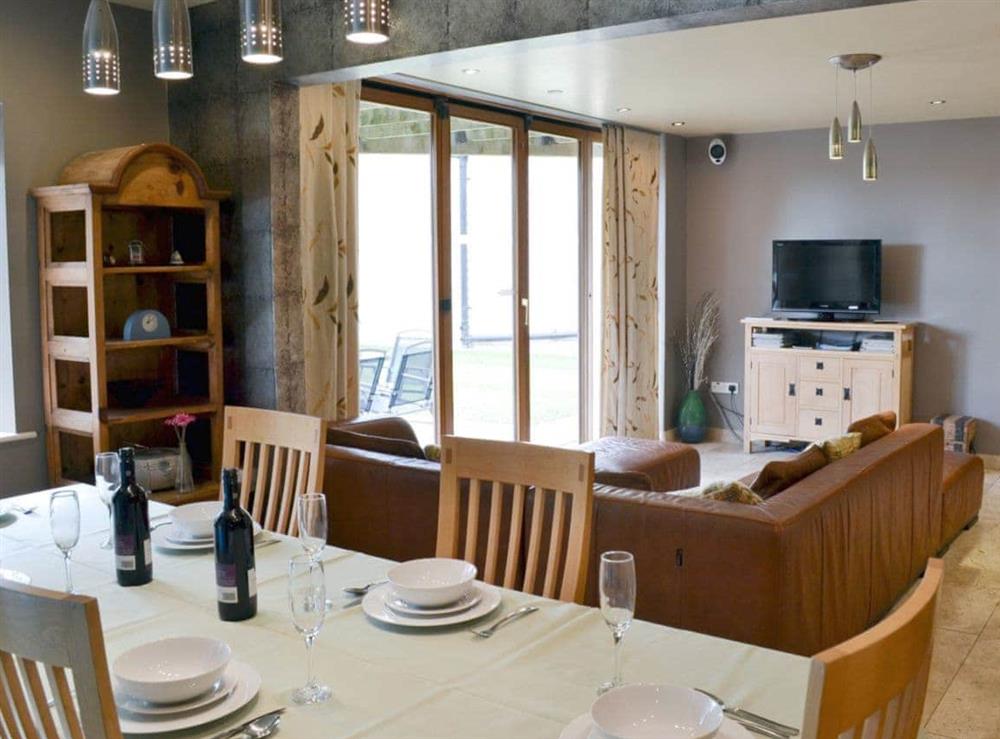 Open plan living/dining room/kitchen (photo 2) at Moorecroft in Buxton, Derbyshire., Great Britain