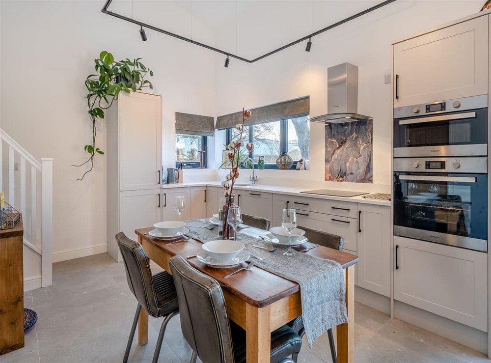 Kitchen at Moorgate Lodge in Kelbrook, Lancashire