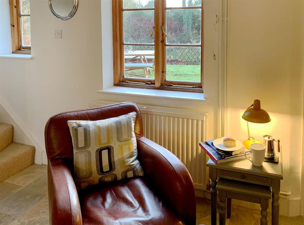 Sitting room at Moorhen Cottage in Hollingbourne, near Maidstone, England