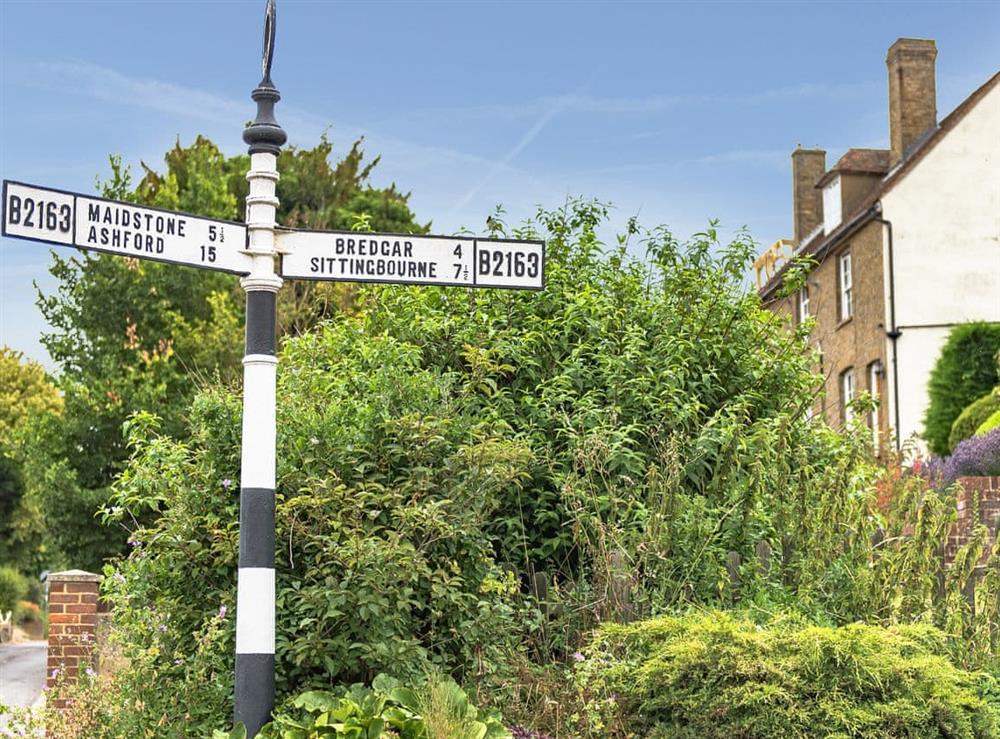 Surrounding area at Moorhen Cottage in Hollingbourne, near Maidstone, England