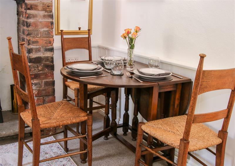 The dining room at Moorhen Cottage, Ludlow
