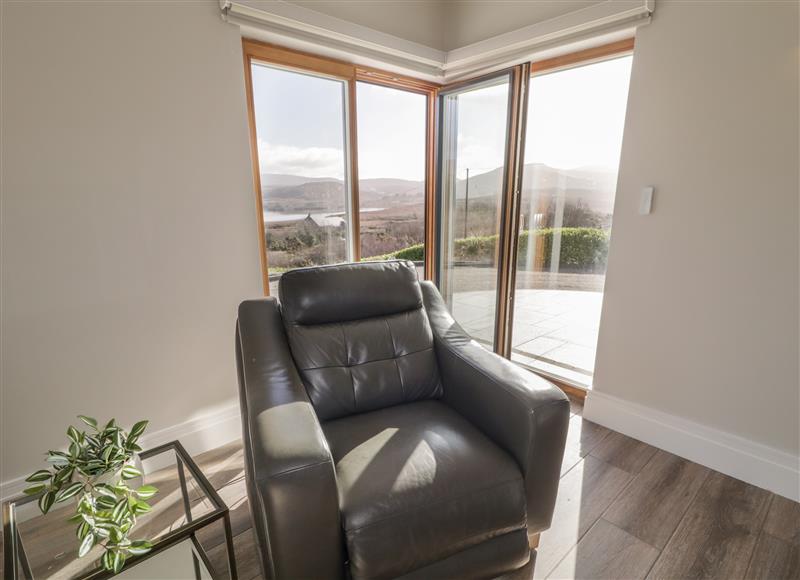 Relax in the living area at Moorhen House, Loughanure near Annagry