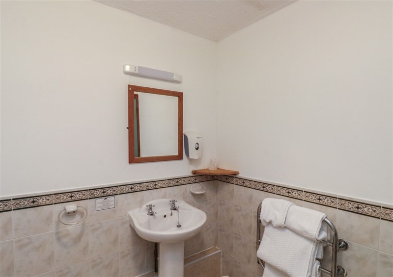 This is the bathroom at Moorhen, Kingsteignton