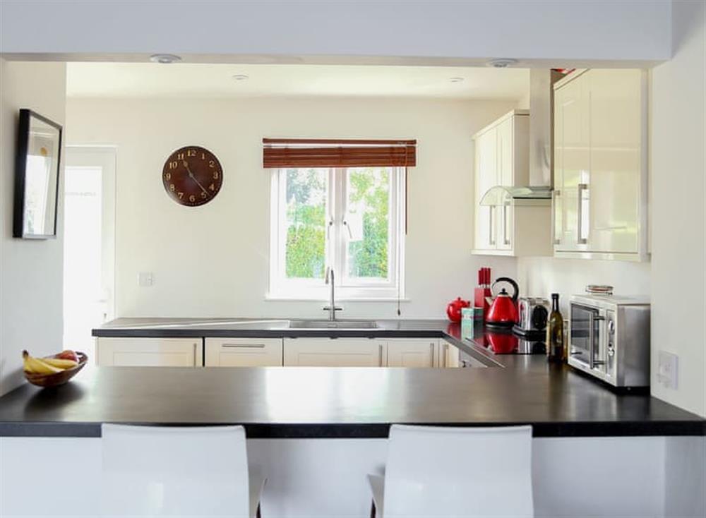 Kitchen at Moorhen Lake House in Cotswold Lakes, Gloucestershire
