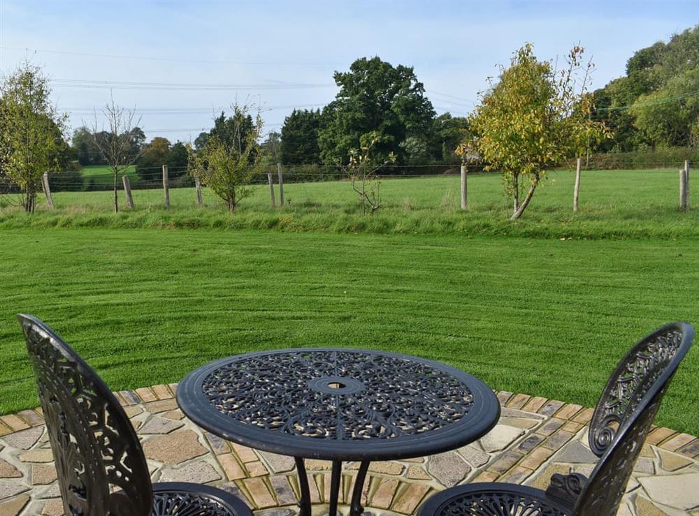 Outdoor area at Moorhens in Herstmonceux, near Hailsham, East Sussex
