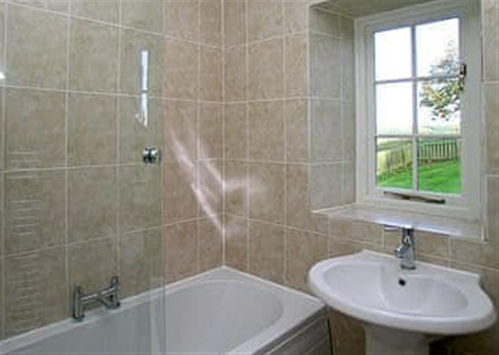 Bathroom at Moorhouse Farm Cottage in Hovingham, near York, North Yorkshire