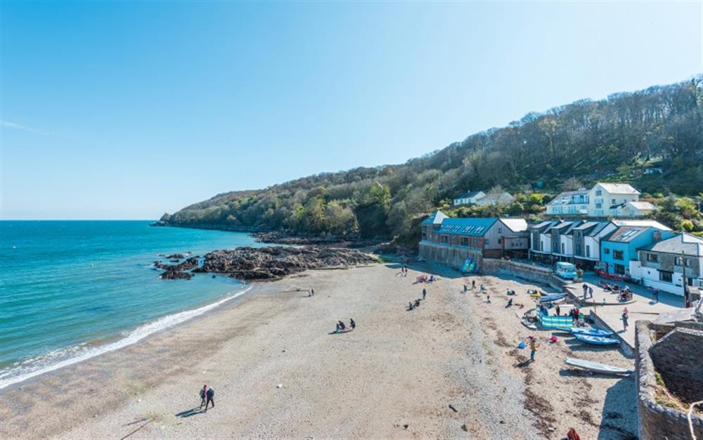 One of the beaches in Cawsands, outside the property. at Moorings in Cawsand