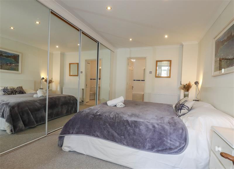 This is a bedroom at Mooringside, Penpol near Carnon Downs