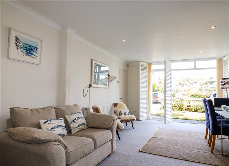 This is the living room at Mooringside, Penpol near Carnon Downs