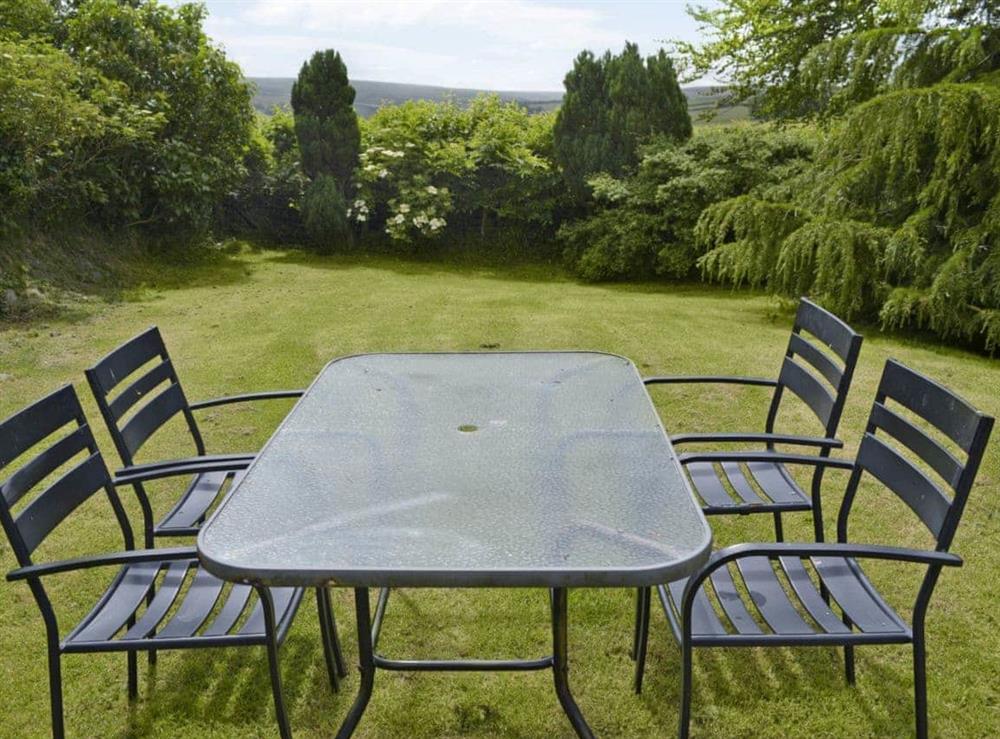 Inviting sitting-out-area at Moorland Retreat in Cheriton, Devon