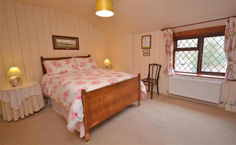 The spacious double bedroom. at Moorlands Cottage in Belstone