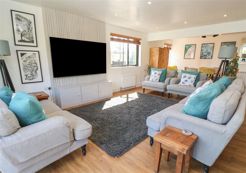 The living area at Moorside, Carbis Bay