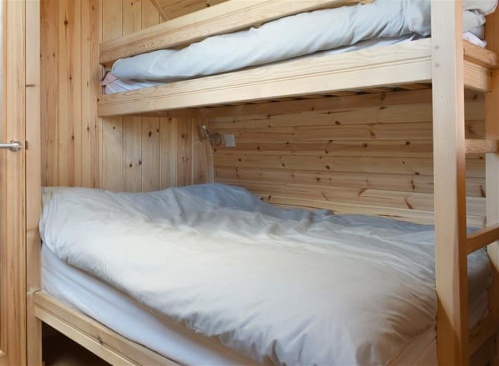 Double bed with a single bunk