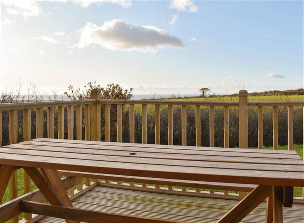 Decked terrace with outdoor furniture